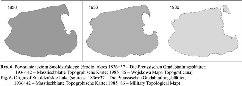 Gradabtailungsblättter; 1936 42 Masstischblätte Topogrphische Karte; 1985 86 Wojskowa