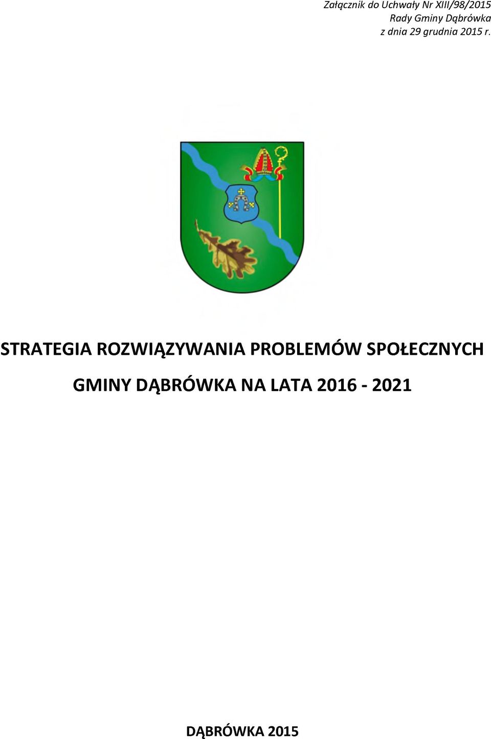 STRATEGIA ROZWIĄZYWANIA PROBLEMÓW
