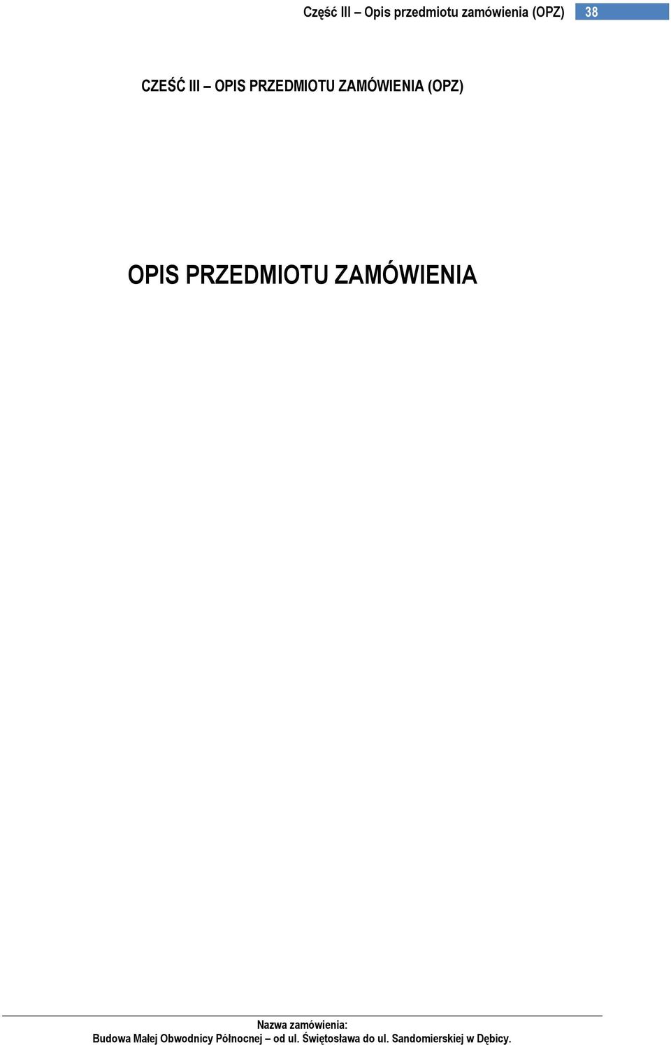 ZAMÓWIENIA (OPZ)