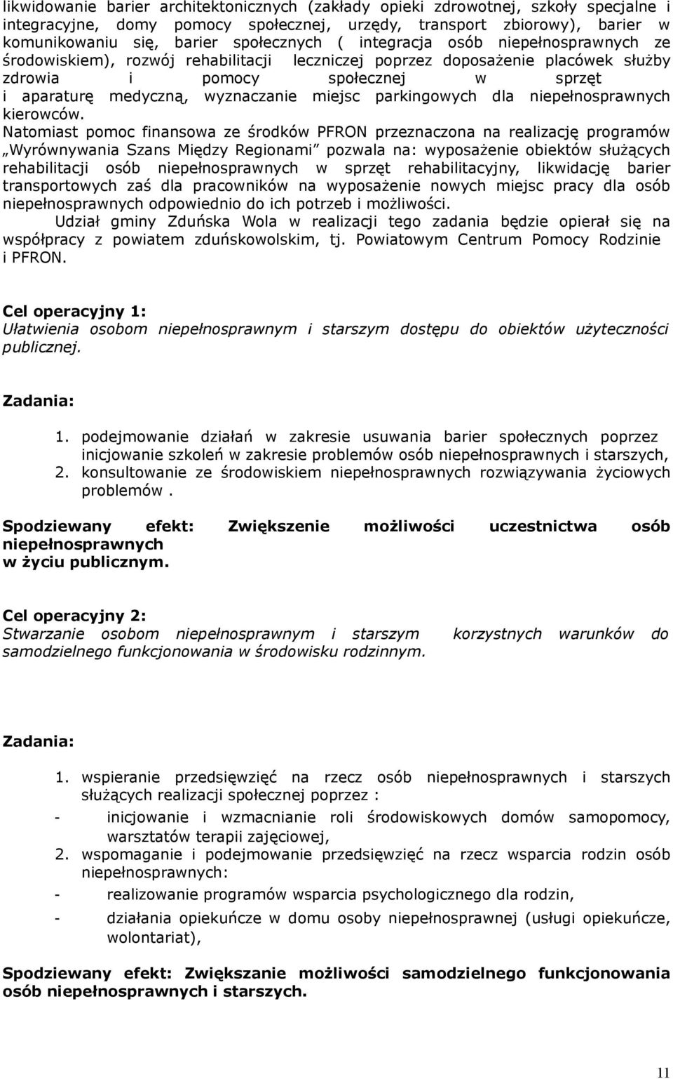 parkingowych dla niepełnosprawnych kierowców.