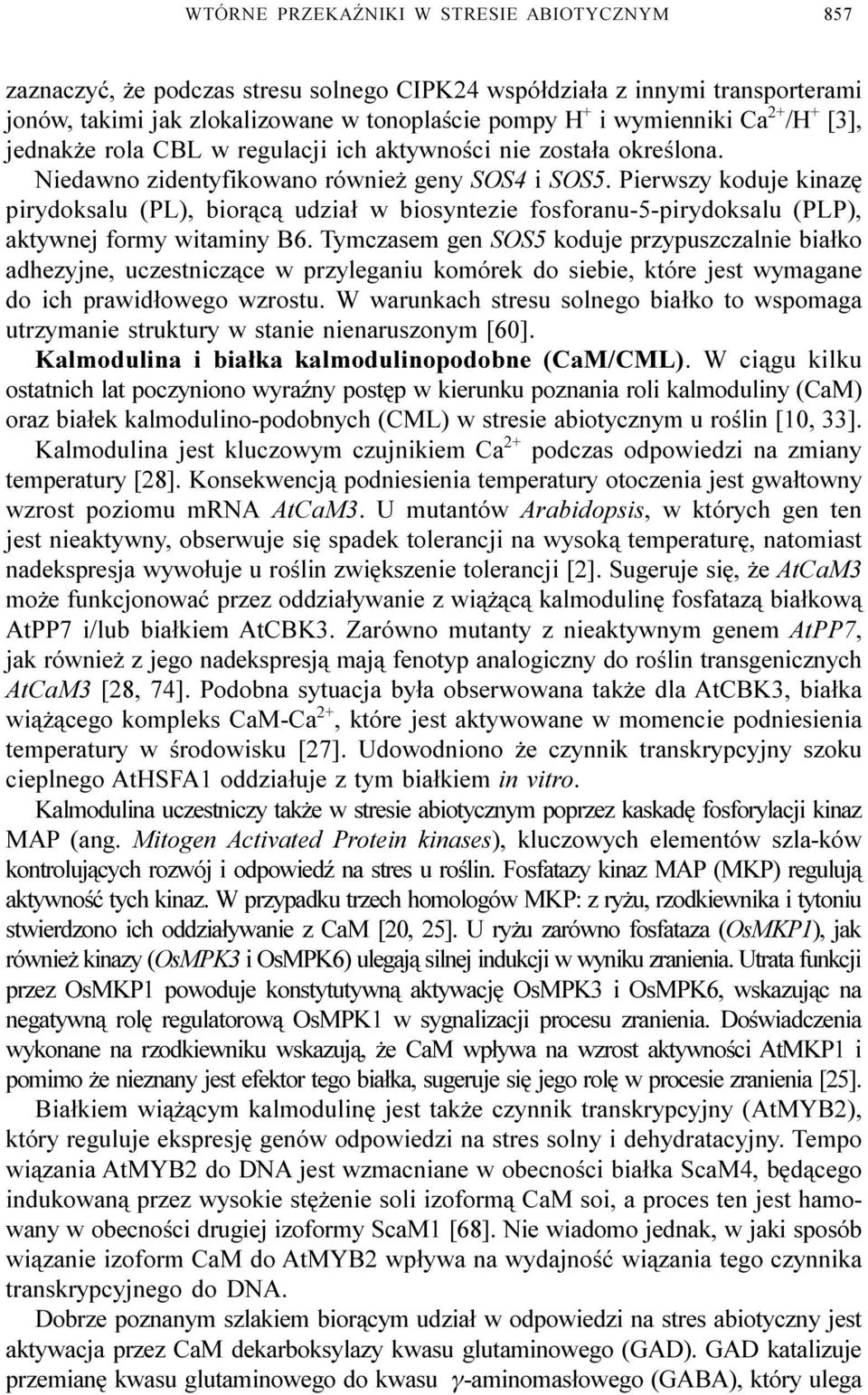 Pierwszy koduje kinazê pirydoksalu (PL), bior¹c¹ udzia³ w biosyntezie fosforanu-5-pirydoksalu (PLP), aktywnej formy witaminy B6.