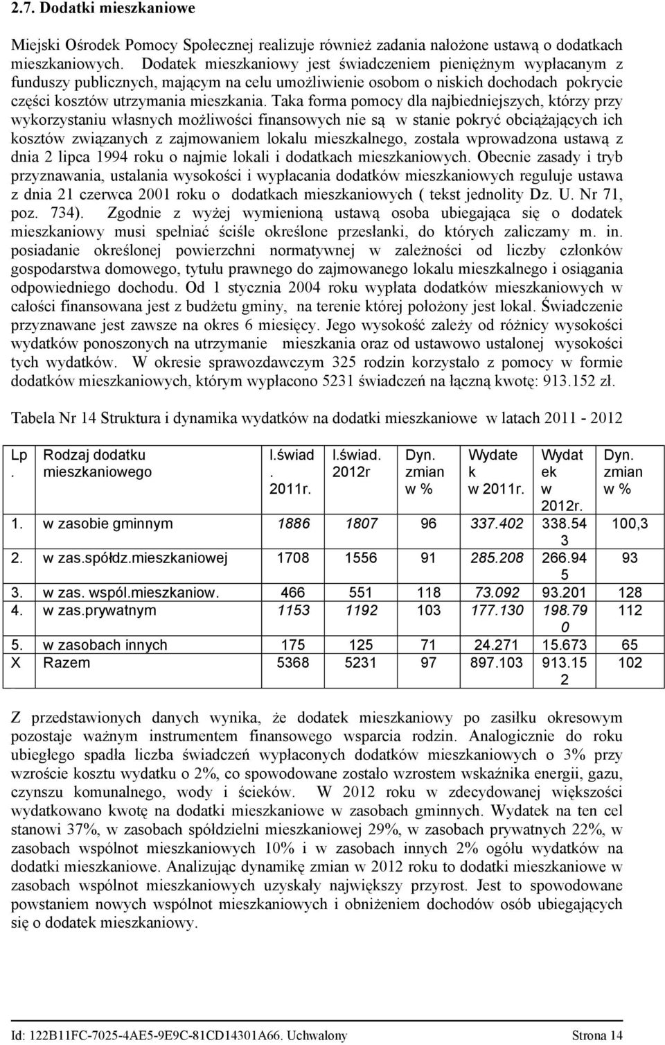 takaformapomocydlanajbiedniejszych,którzyprzy wykorzystaniuwłasnychmożliwościfinansowychniesą wstaniepokryćobciążającychich kosztów związanych z zajmowaniem lokalu mieszkalnego, została wprowadzona