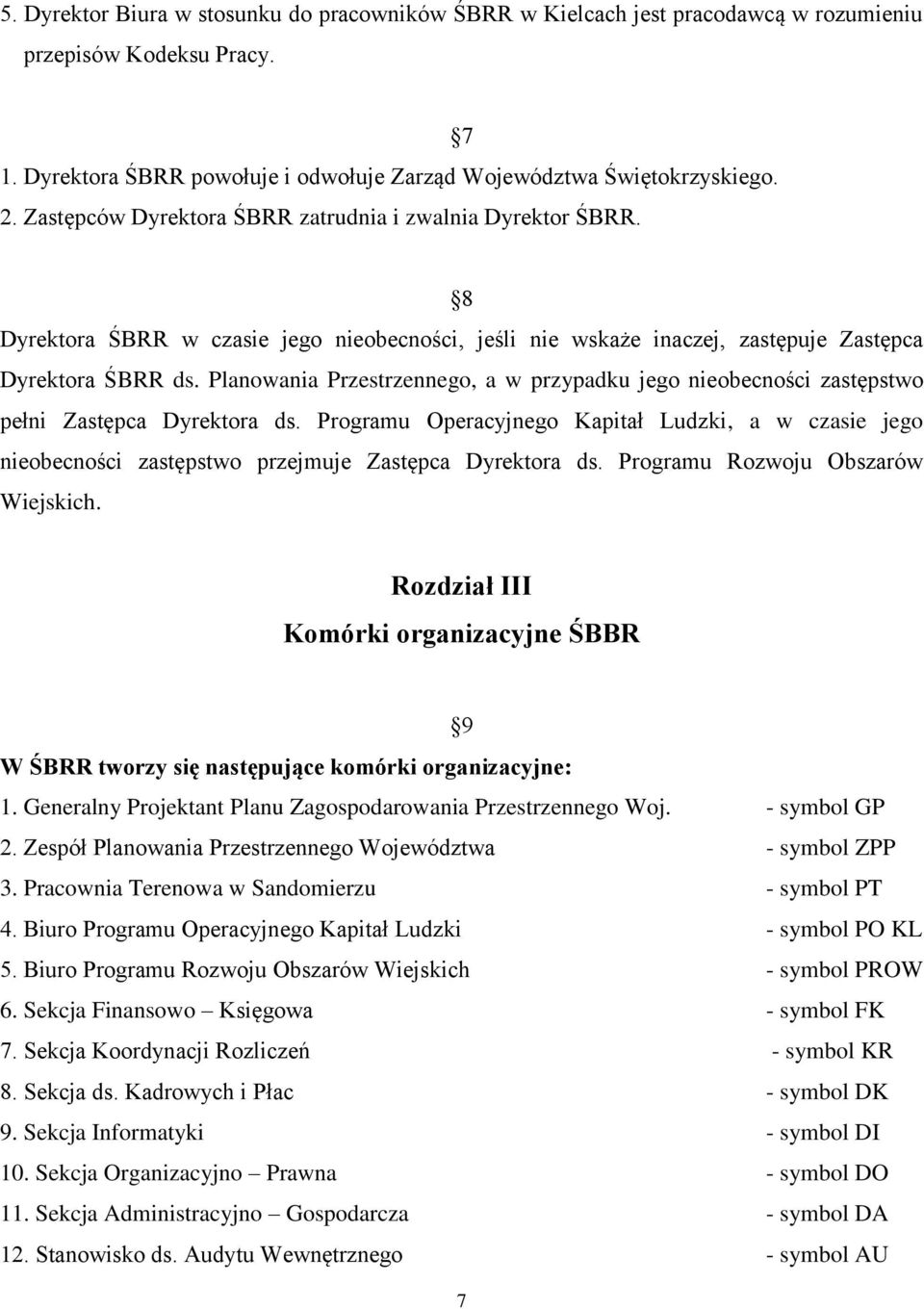 Planowania Przestrzennego, a w przypadku jego nieobecności zastępstwo pełni Zastępca Dyrektora ds.