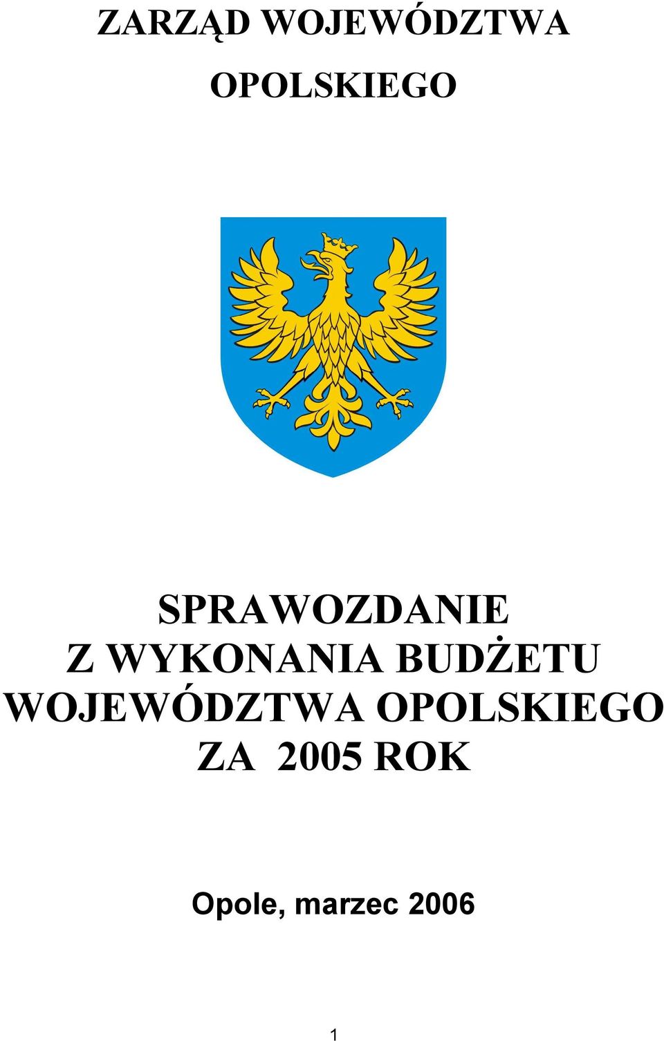 BUDŻETU WOJEWÓDZTWA