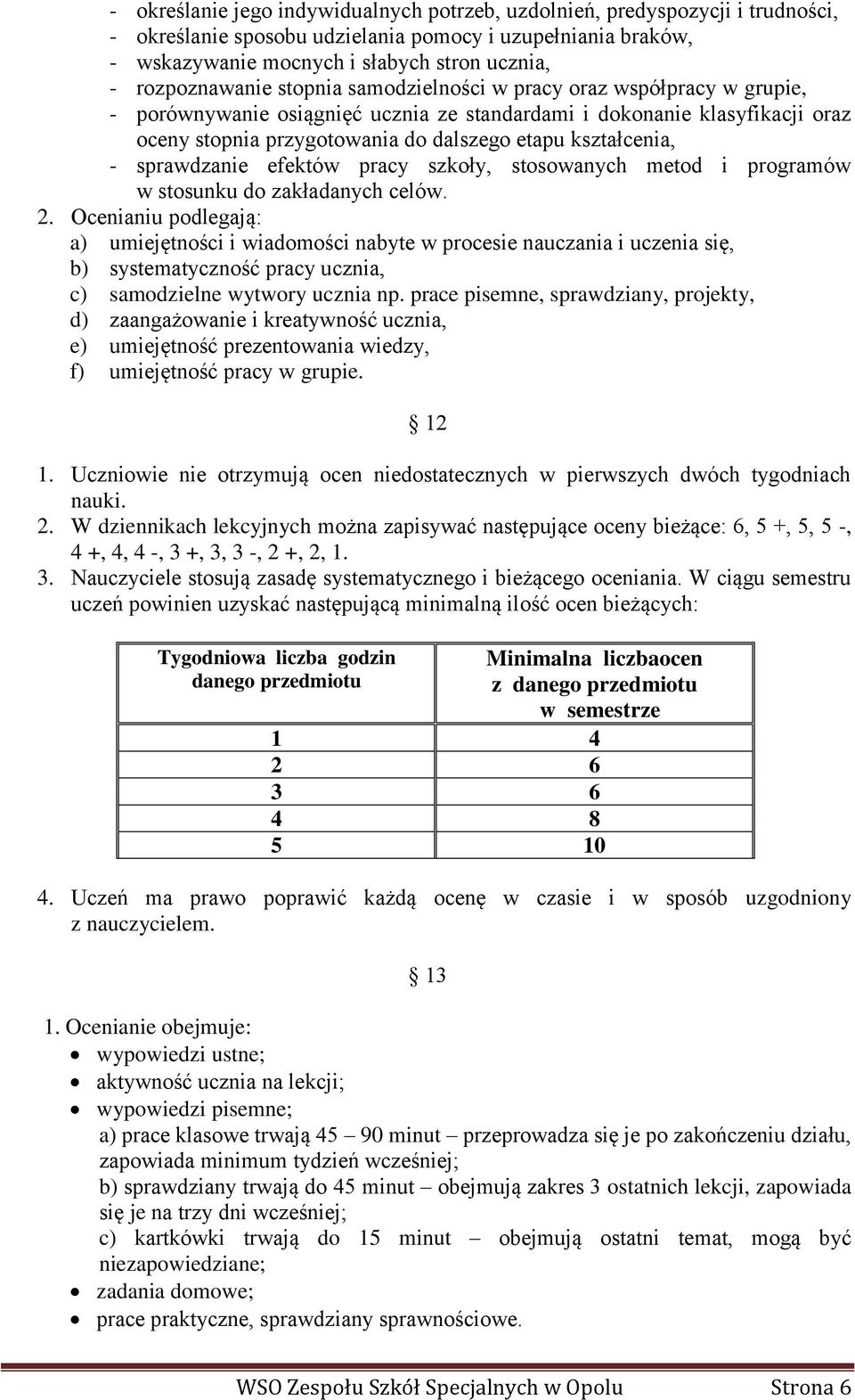 kształcenia, - sprawdzanie efektów pracy szkoły, stosowanych metod i programów w stosunku do zakładanych celów. 2.