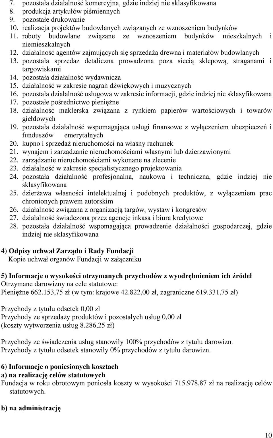 działalność agentów zajmujących się sprzedażą drewna i materiałów budowlanych 13. pozostała sprzedaż detaliczna prowadzona poza siecią sklepową, straganami i targowiskami 14.