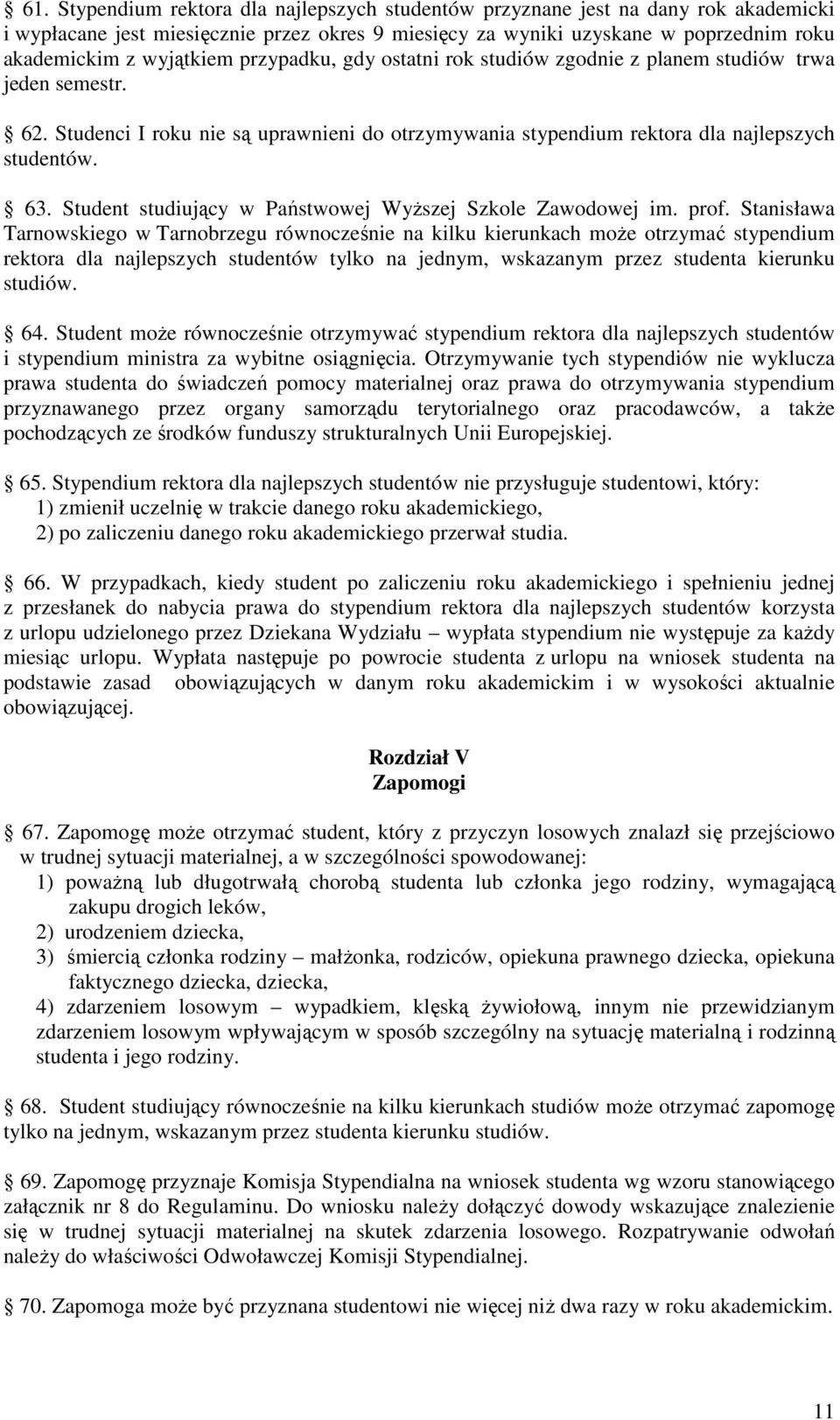 Student studiujący w Państwowej Wyższej Szkole Zawodowej im. prof.