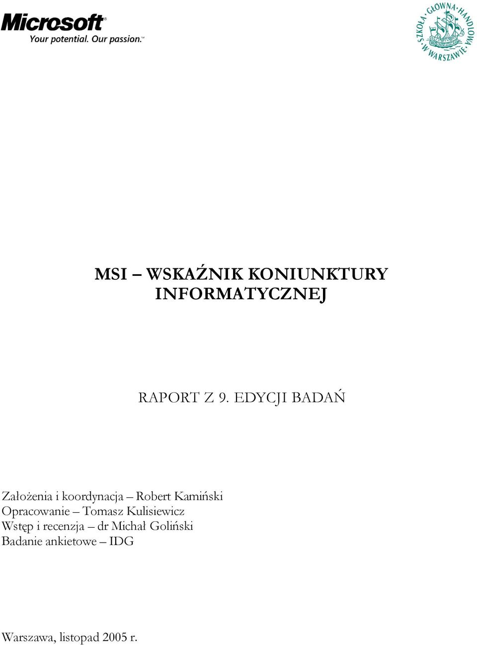 Opracowanie Tomasz Kulisiewicz Wstęp i recenzja dr