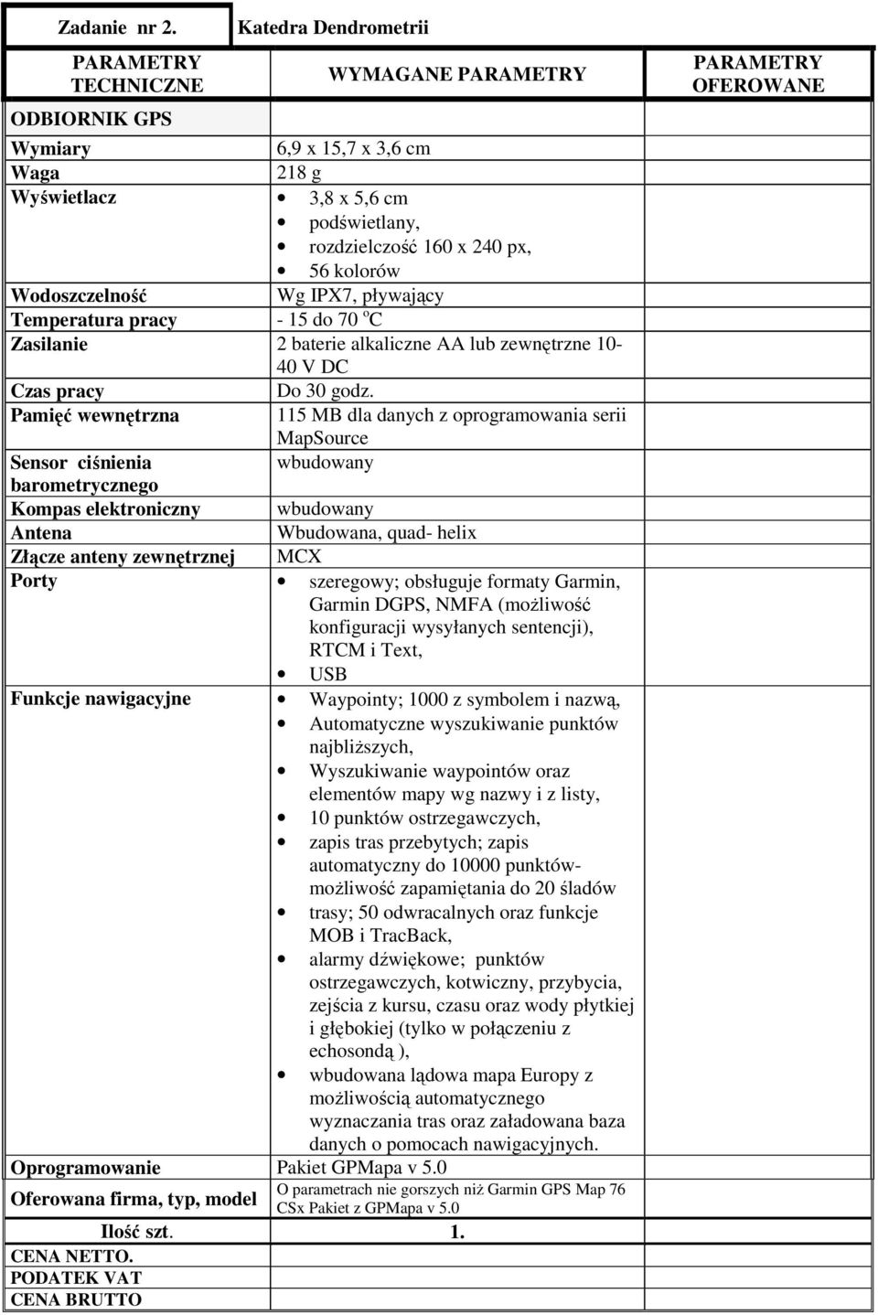 pływający Temperatura pracy - 15 do 70 o C Zasilanie 2 baterie alkaliczne AA lub zewnętrzne 10-40 V DC Czas pracy Do 30 godz.