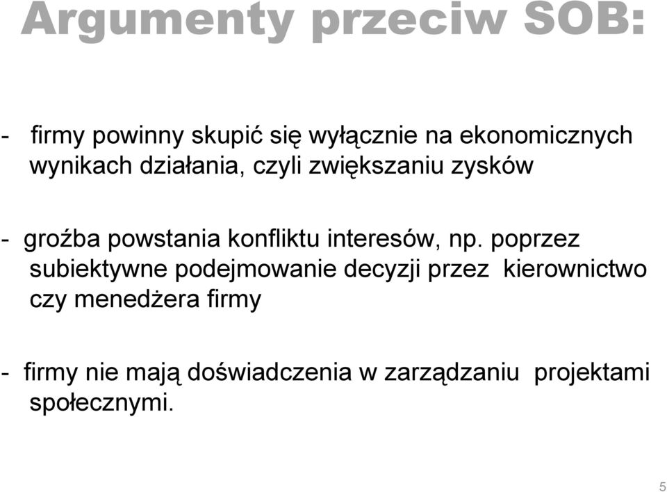 interesów, np.