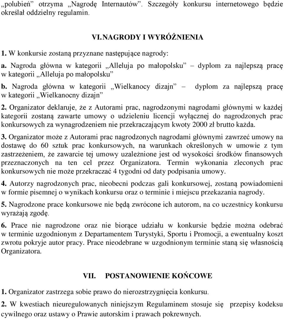 Nagroda główna w kategorii Wielkanocy dizajn dyplom za najlepszą pracę w kategorii Wielkanocny dizajn 2.