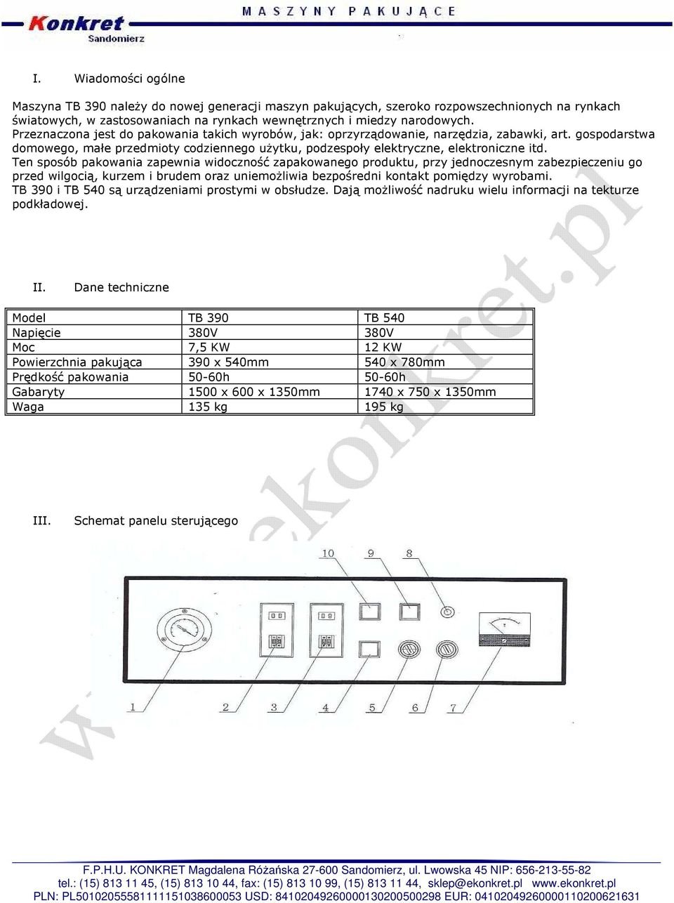 Ten sposób pakowania zapewnia widoczność zapakowanego produktu, przy jednoczesnym zabezpieczeniu go przed wilgocią, kurzem i brudem oraz uniemoŝliwia bezpośredni kontakt pomiędzy wyrobami.