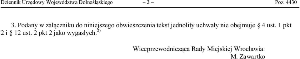 jednolity uchwały nie obejmuje 4 ust. 1 pkt 2 i 12 ust.