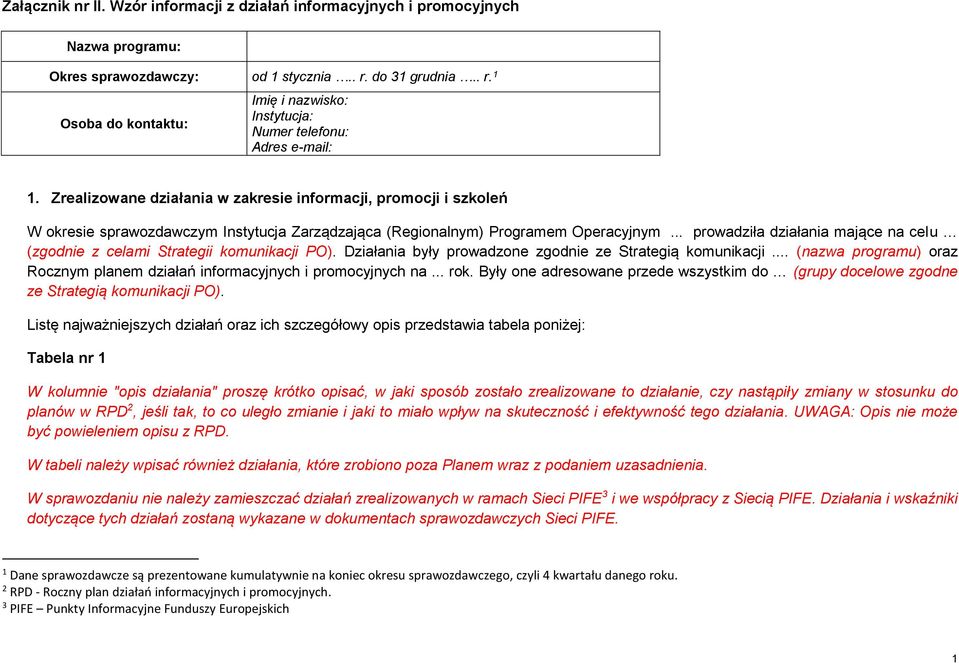 Zrealizowane działania w zakresie informacji, promocji i szkoleń W okresie sprawozdawczym Instytucja Zarządzająca (Regionalnym) Programem Operacyjnym.