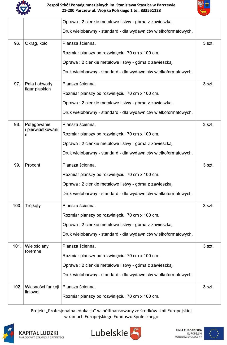 Potęgowanie i pierwiastkowani e 99.