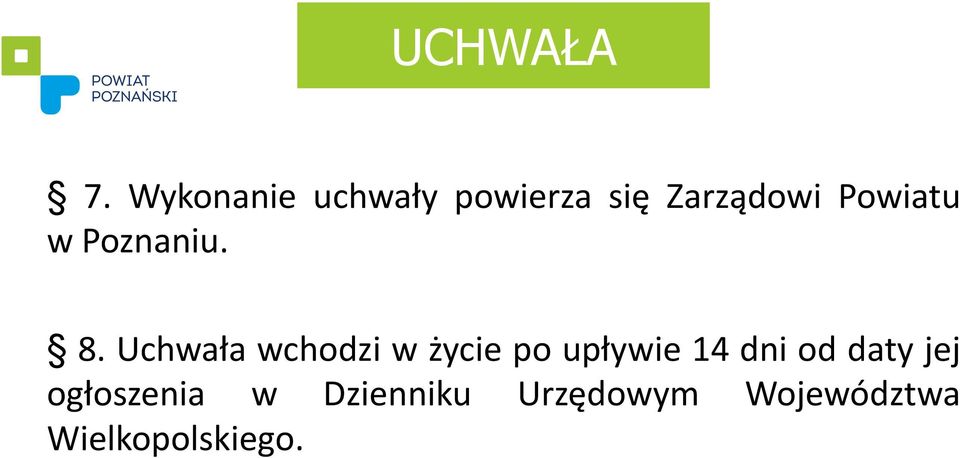 Powiatu w Poznaniu. 8.