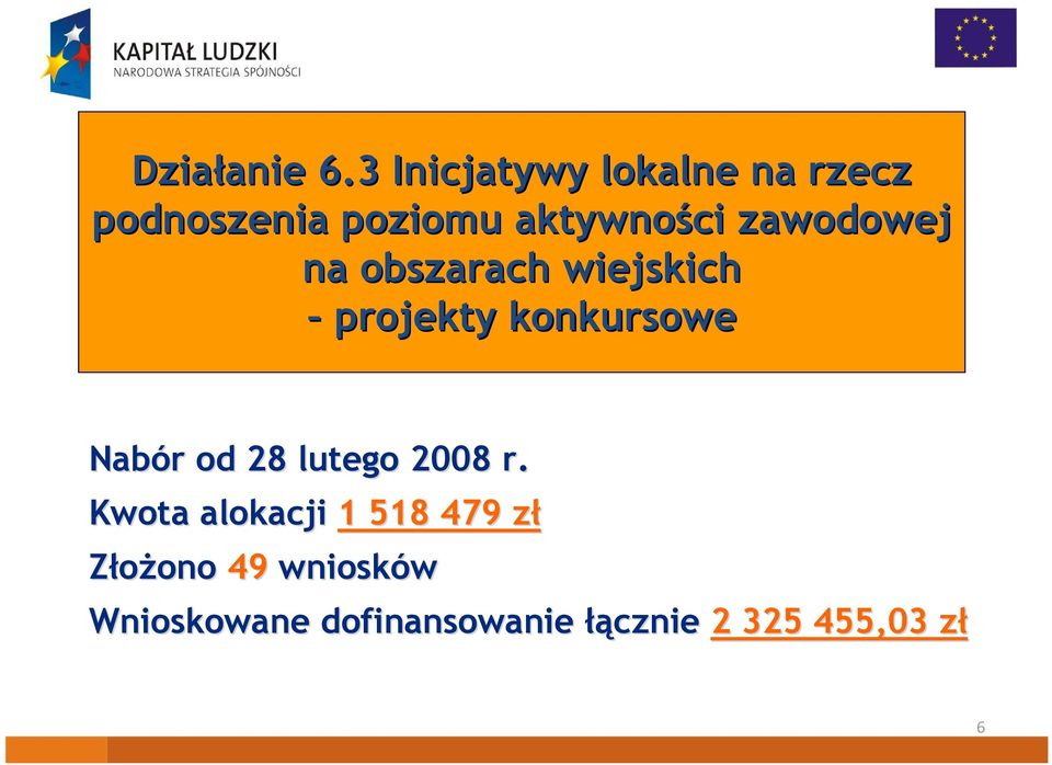 zawodowej na obszarach wiejskich projekty konkursowe Nabór r od 28