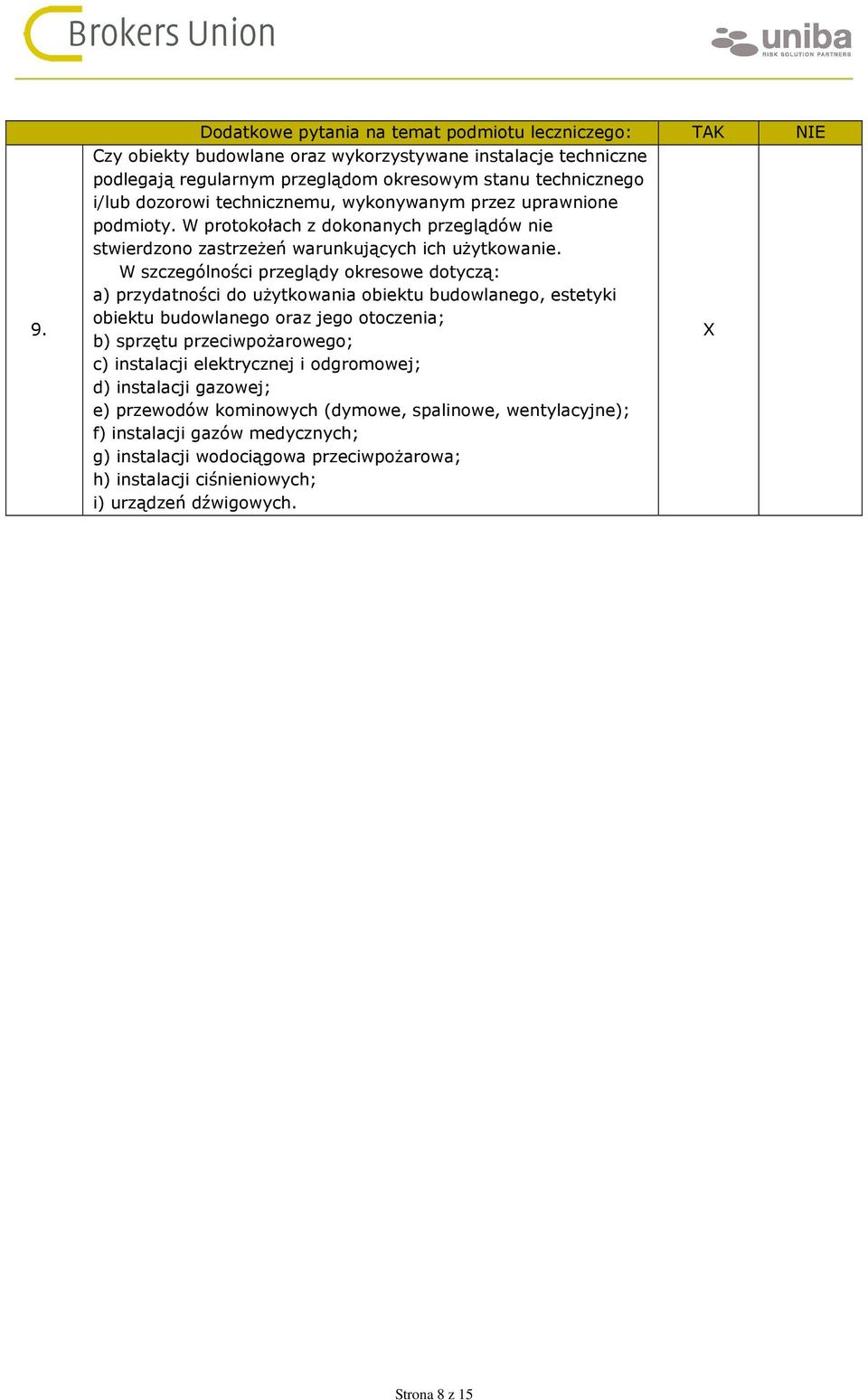 W szczególności przeglądy okresowe dotyczą: a) przydatności do użytkowania obiektu budowlanego, estetyki obiektu budowlanego oraz jego otoczenia; b) sprzętu przeciwpożarowego; c) instalacji