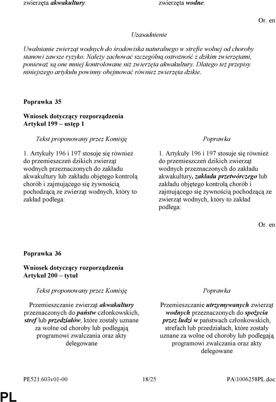 Dlatego też przepisy niniejszego artykułu powinny obejmować również zwierzęta dzikie. 35 Artykuł 199 ustęp 1 1.