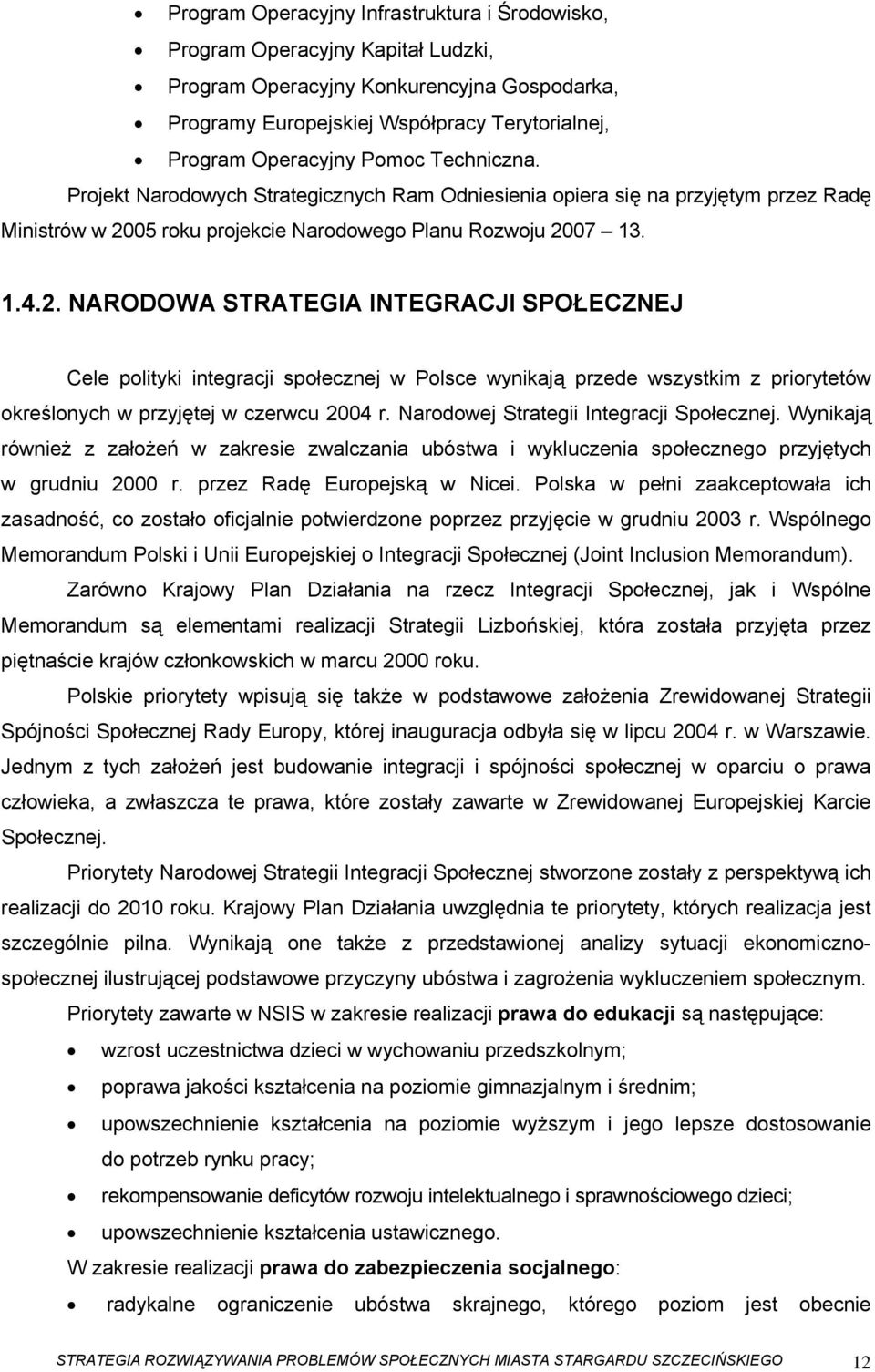 05 roku projekcie Narodowego Planu Rozwoju 20