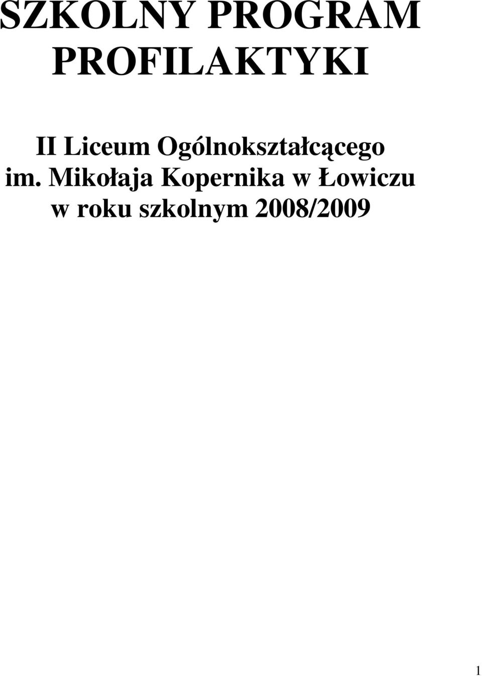 im. Mikołaja Kopernika w