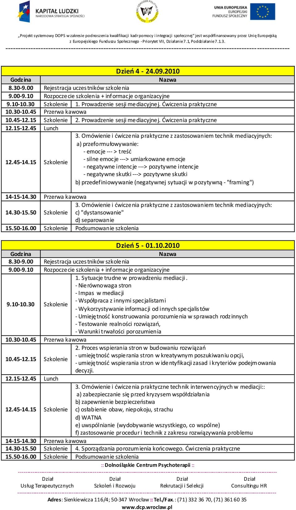 skutki ---> pozytywne skutki b) przedefiniowywanie (negatywnej sytuacji w pozytywną - "framing") 3.