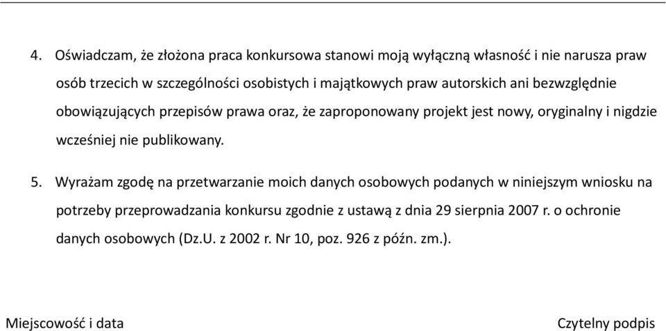 wcześniej nie publikowany. 5.