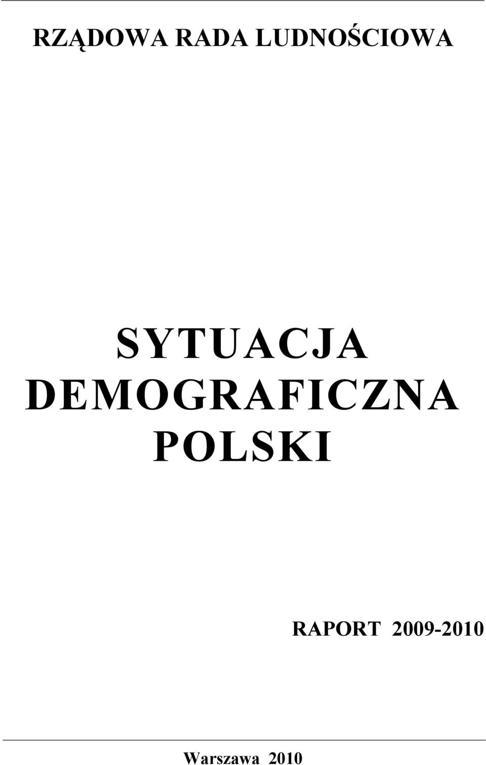 DEMOGRAFICZNA POLSKI