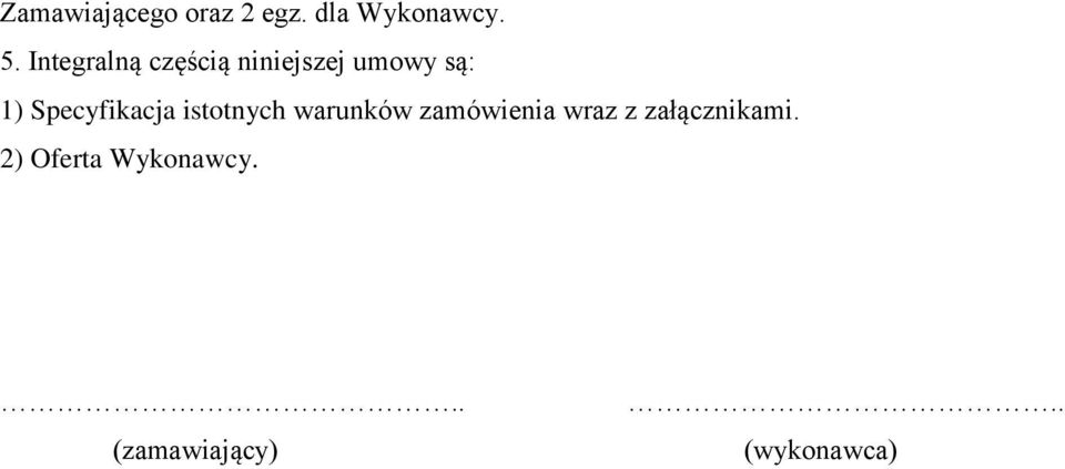 Specyfikacja istotnych warunków zamówienia wraz z