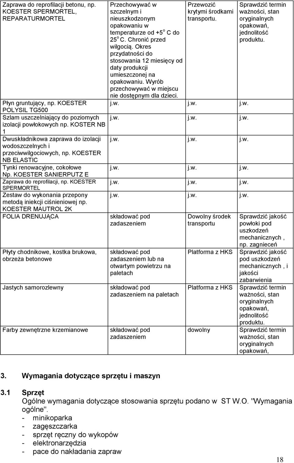 KOESTER SPERMORTEL Zestaw do wykonania przepony metodą iniekcji ciśnieniowej np.