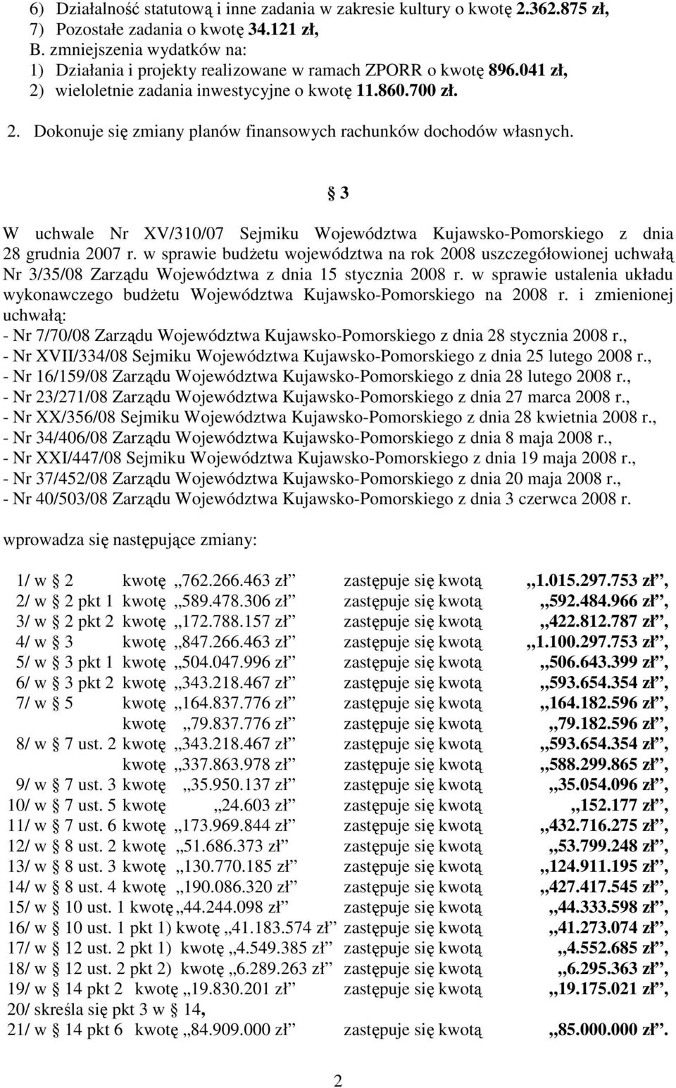 3 W uchwale Nr XV/310/07 Sejmiku Województwa Kujawsko-Pomorskiego z dnia 28 grudnia 2007 r.