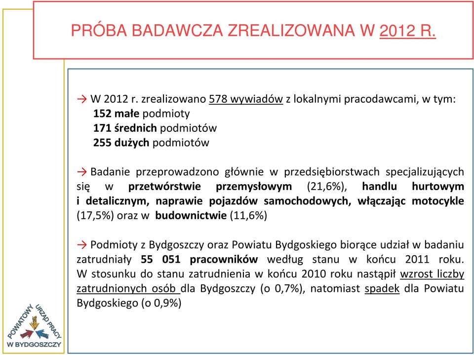 specjalizujących się w przetwórstwie przemysłowym (21,6%), handlu hurtowym i detalicznym, naprawie pojazdów samochodowych, włączając motocykle (17,5%) oraz w budownictwie