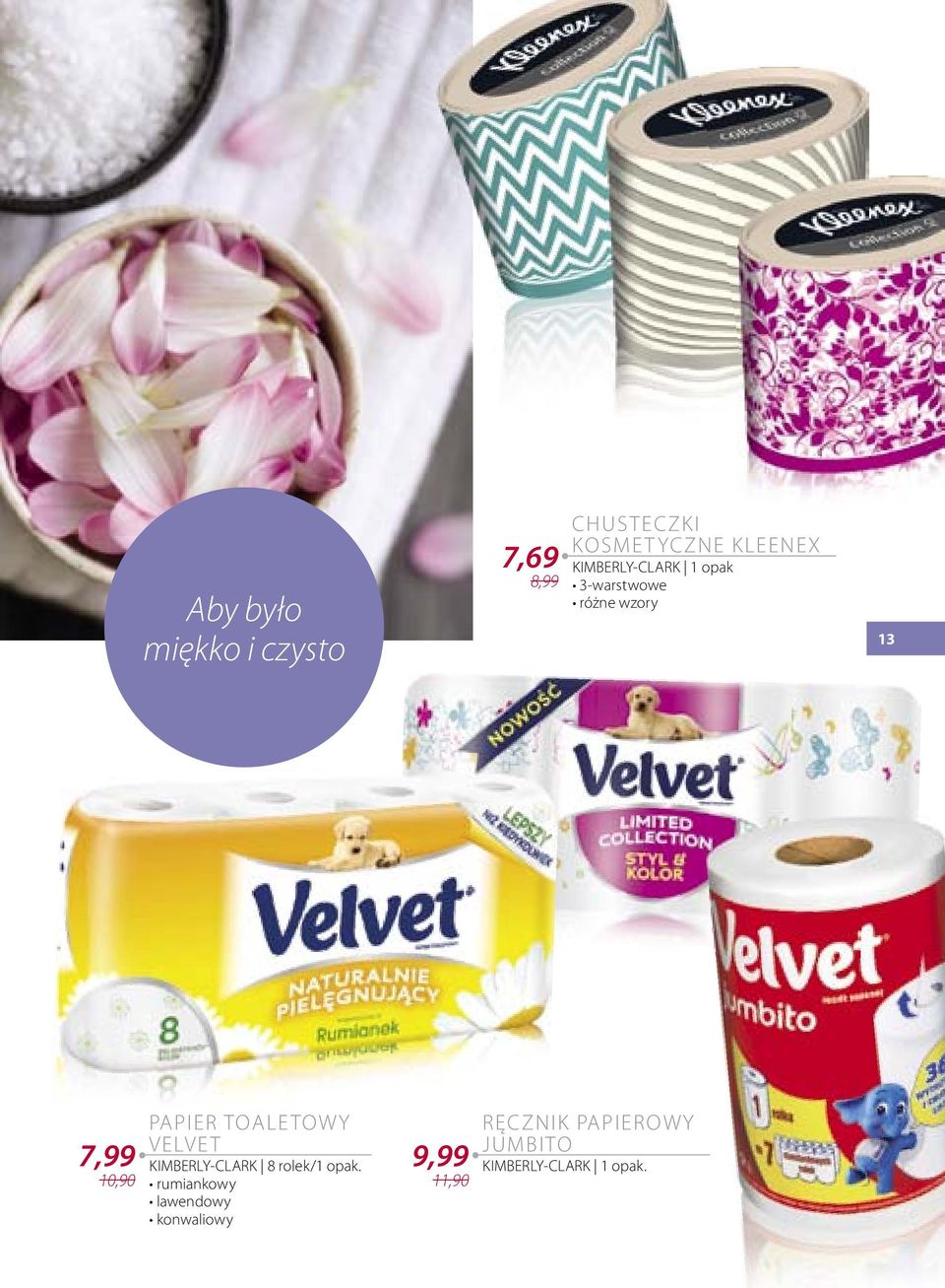 TOALE TOWY VELVE T KIMBERLY-CLARK 8 rolek/1 opak.