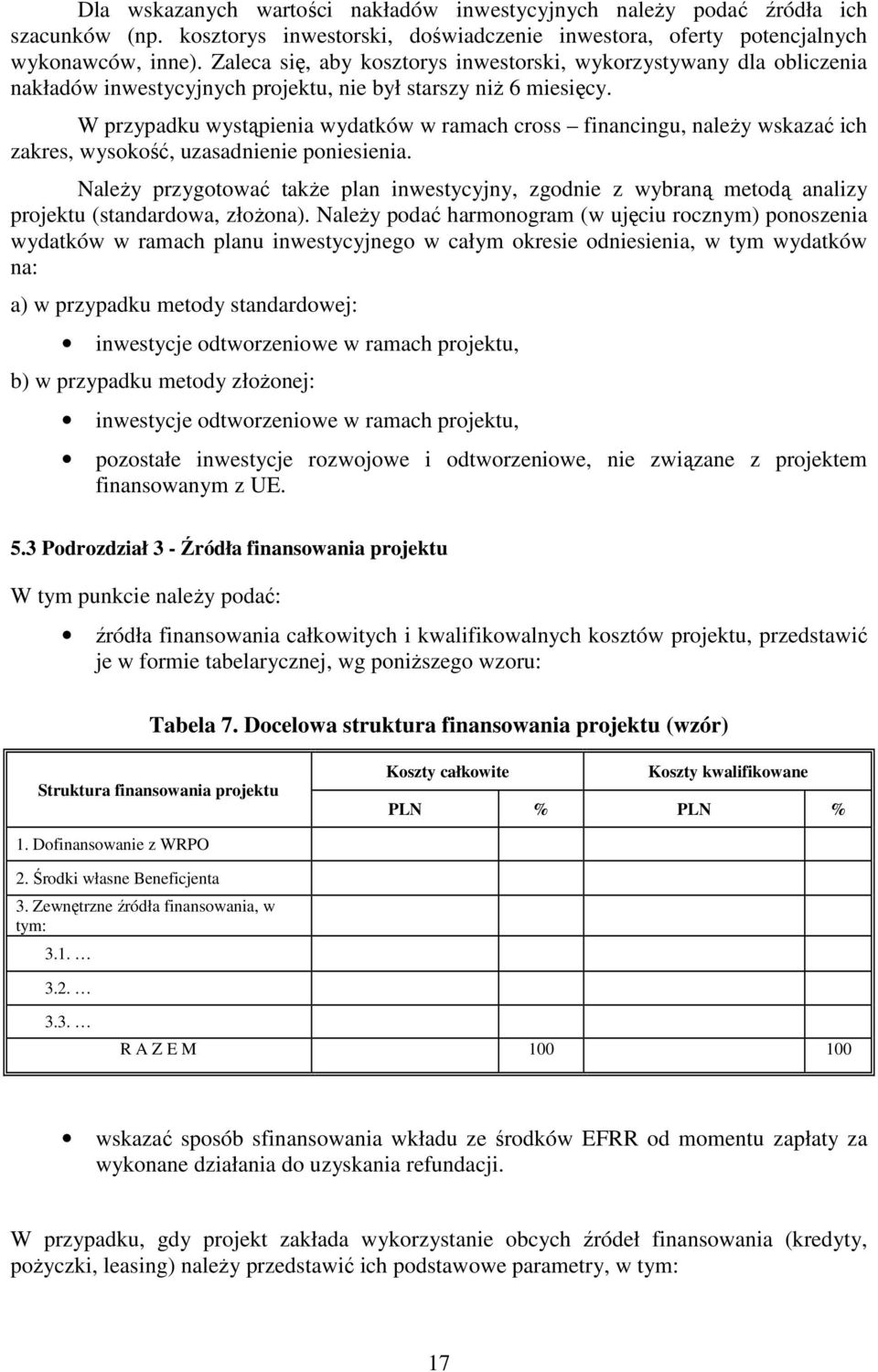 W przypadku wystąpienia wydatków w ramach cross financingu, należy wskazać ich zakres, wysokość, uzasadnienie poniesienia.