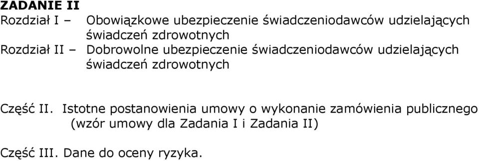 udzielających świadczeń zdrowotnych Część II.