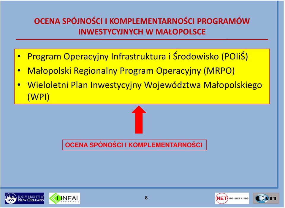 Małopolski Regionalny Program Operacyjny (MRPO) Wieloletni Plan