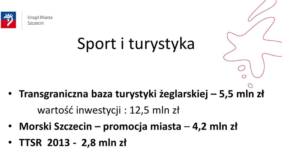 inwestycji : 12,5 mln zł Morski Szczecin