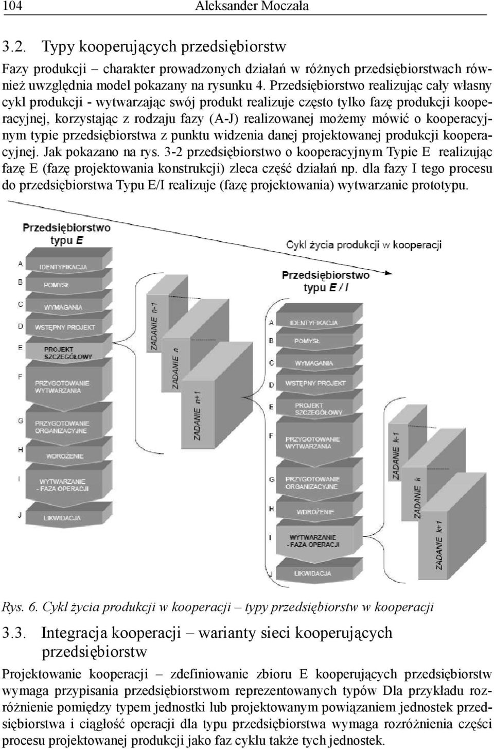 typie przedsięiorstw z punktu widzeni dnej projektownej produkcji koopercyjnej. Jk pokzno n rys.