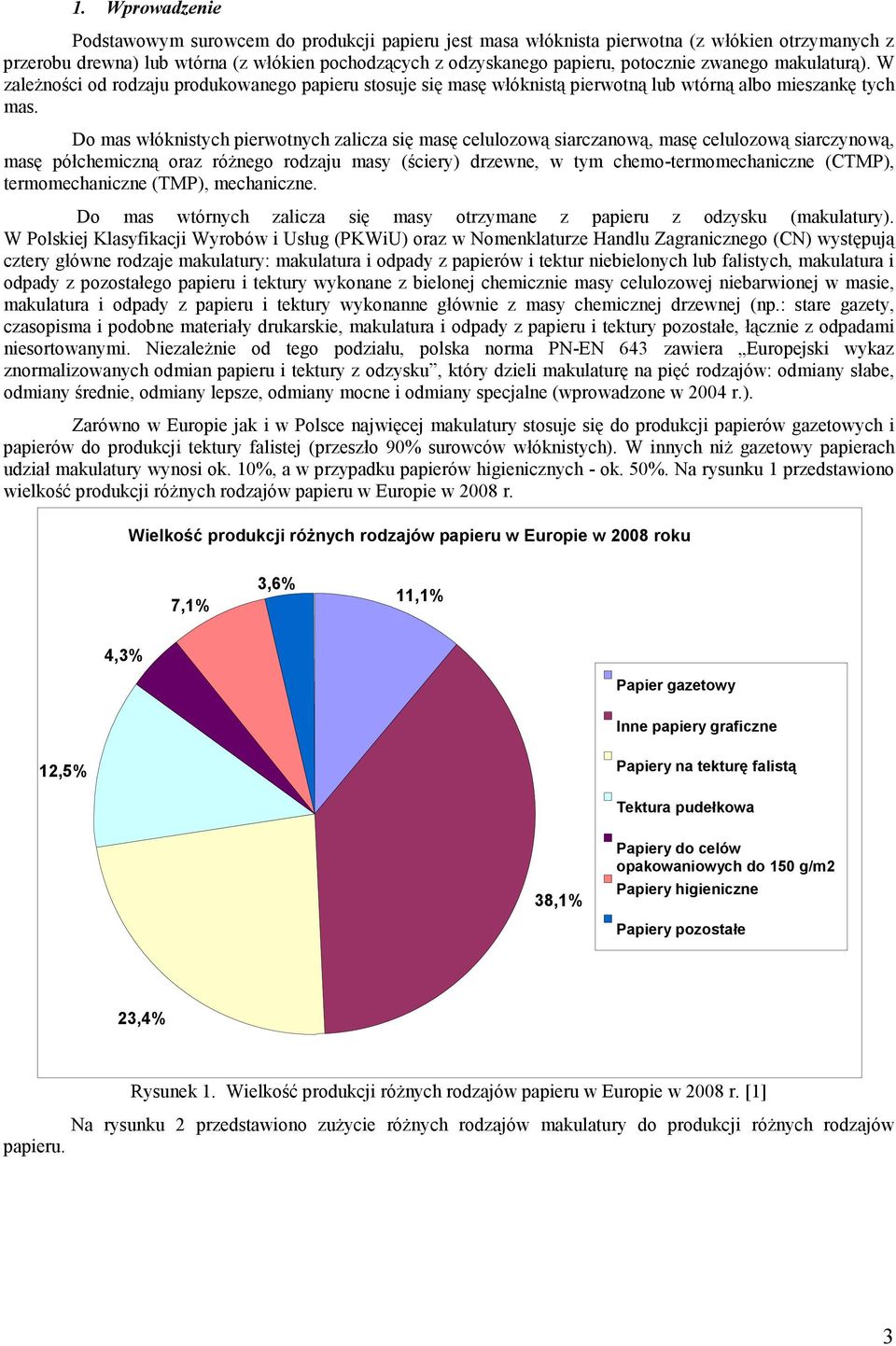 Do mas włóknistych pierwotnych zalicza się masę celulozową siarczanową, masę celulozową siarczynową, masę półchemiczną oraz róŝnego rodzaju masy (ściery) drzewne, w tym chemo-termomechaniczne (CTMP),