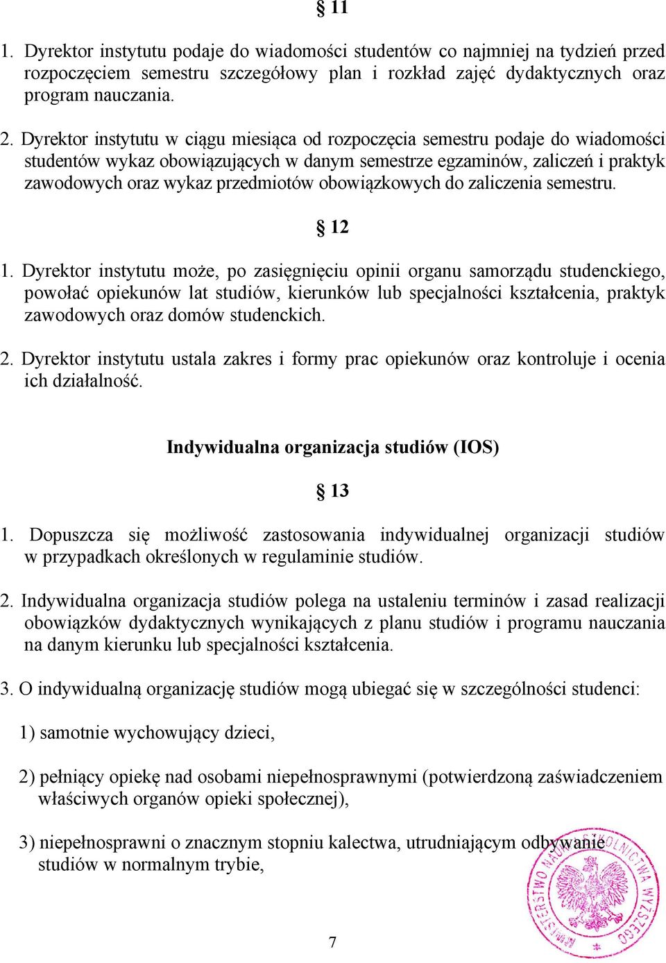 obowiązkowych do zaliczenia semestru. 12 1.