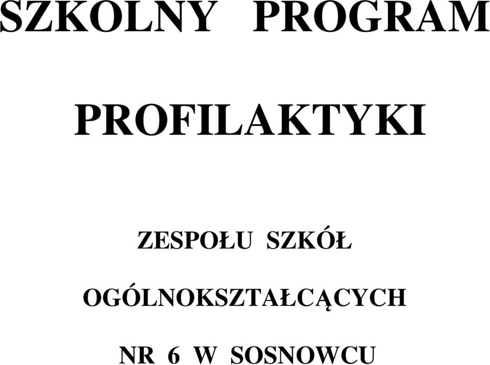 ZESPOŁU SZKÓŁ