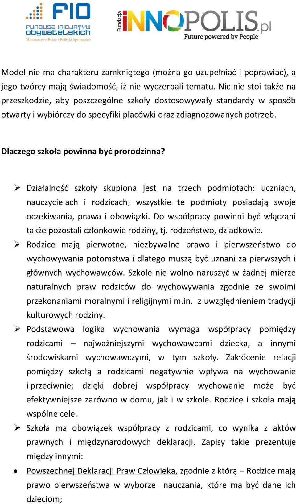 Dlaczego szkoła powinna być prorodzinna?