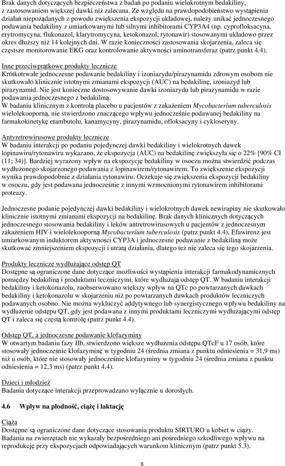 CYP3A4 (np. cyprofloksacyna, erytromycyna, flukonazol, klarytromycyna, ketokonazol, rytonawir) stosowanymi układowo przez okres dłuższy niż 14 kolejnych dni.