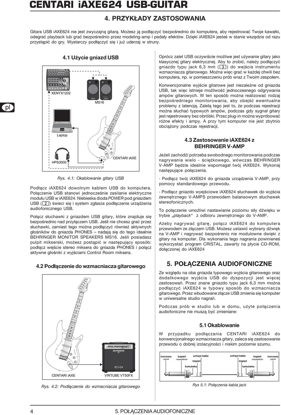 Dzięki iaxe624 jesteś w stanie wszędzie od razu przystąpić do gry. Wystarczy podłączyć się i już uderzaj w struny. 4.