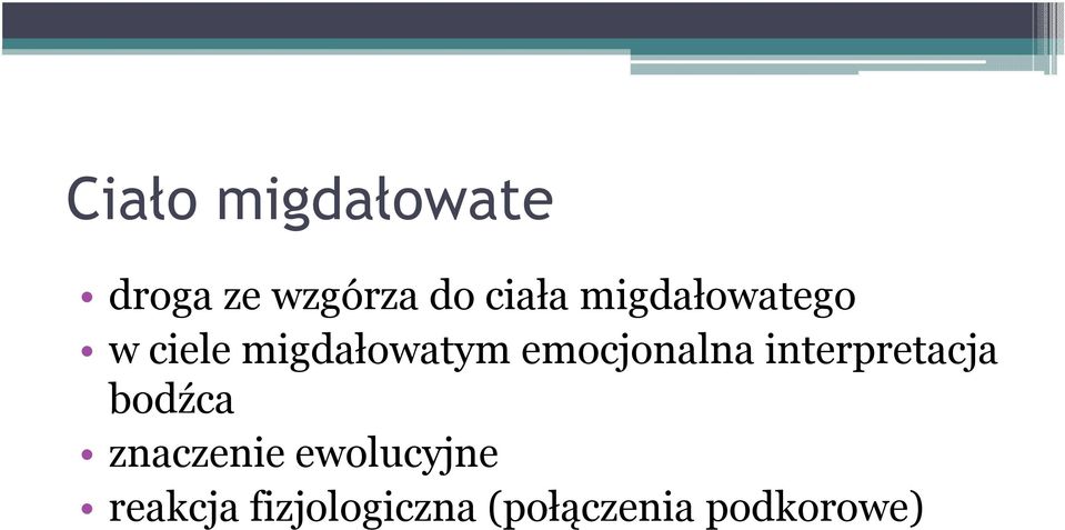 emocjonalna interpretacja bodźca znaczenie