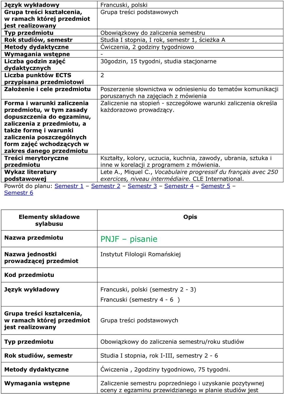 prowadzący. Kształty, kolory, uczucia, kuchnia, zawody, ubrania, sztuka i inne w korelacji z programem z mówienia. Lete A., Miquel C.