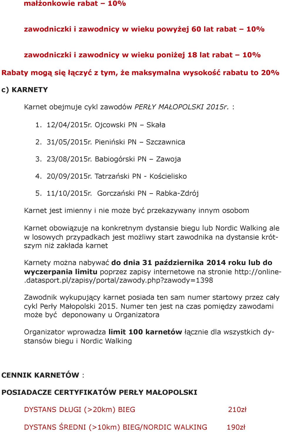Tatrzański PN - Kościelisko 5. 11/10/2015r.