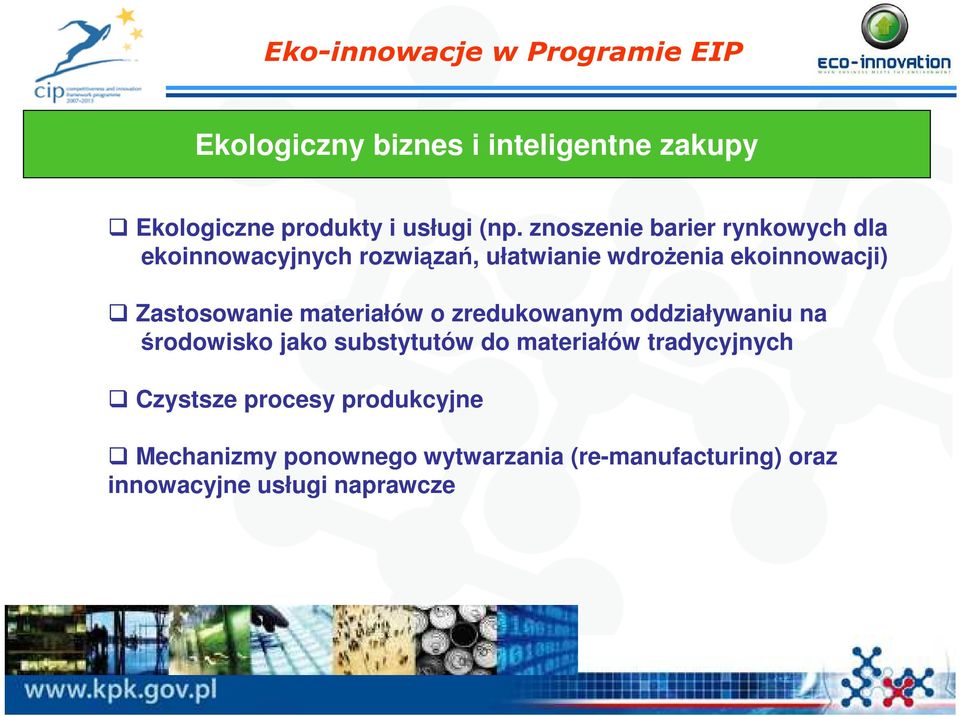 Zastosowanie materiałów o zredukowanym oddziaływaniu na środowisko jako substytutów do materiałów