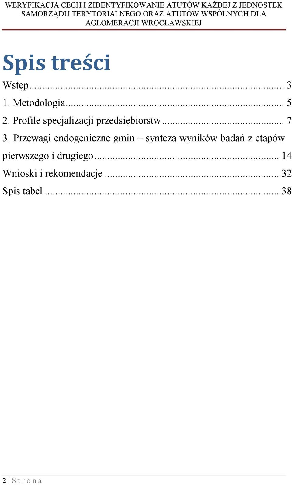 Przewagi endogeniczne gmin synteza wyników badań z etapów