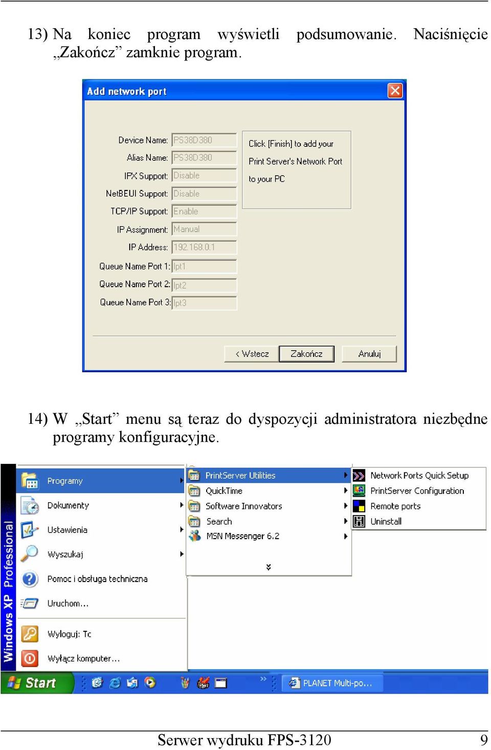 14) W Start menu są teraz do dyspozycji